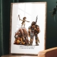 French Stand On Past Victories - David and Goliath A4 Colour Print