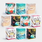 bundle of ten Verse Card collections photographed showing the outside of the gift boxes