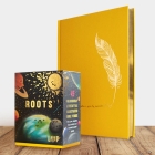 bundle offer photo of one journal and one small collectiion of 45 illustrated cards