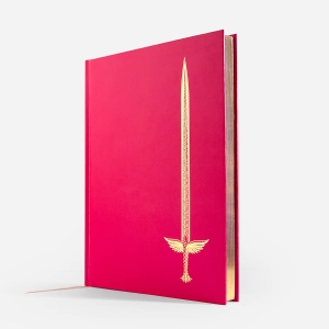 Lovers & Fighters Christian Journal front cover and gold detail 