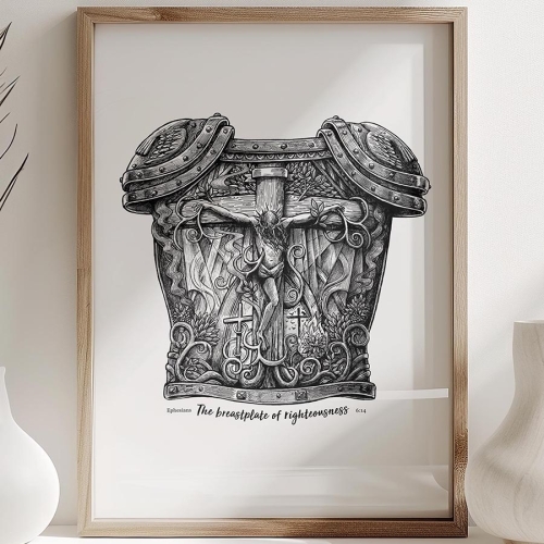Breastplate A4 Art Print