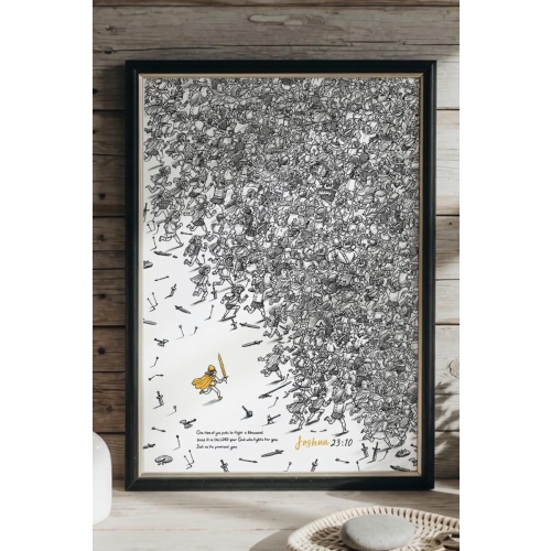 One Will Chase a Thousand A3 Art Print