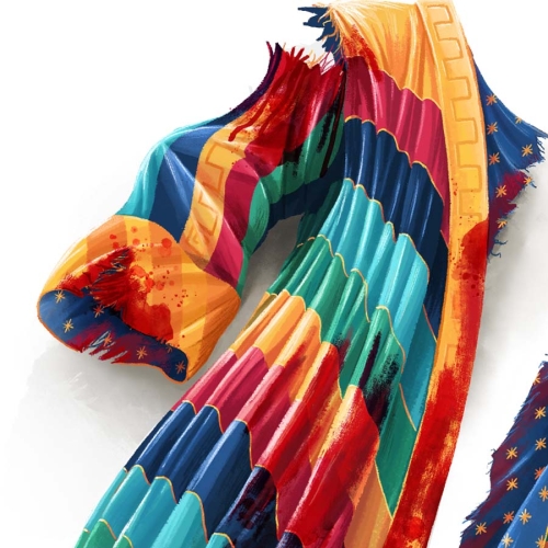 Joseph’s Coat A4 Art Print