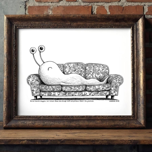 Sluggish A4 Art Print
