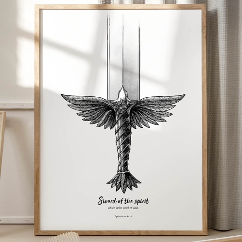 Sword A4 Art Print