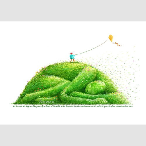 Time Is Precious A3 Art Print