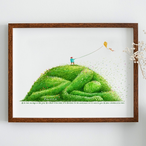 Time Is Precious A3 Art Print