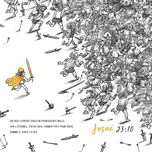 French One Will Chase a Thousand A3 Art Print