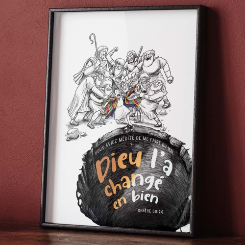 French Meant for Good A3 Art Print