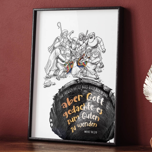 German Meant for Good A3 Art Print