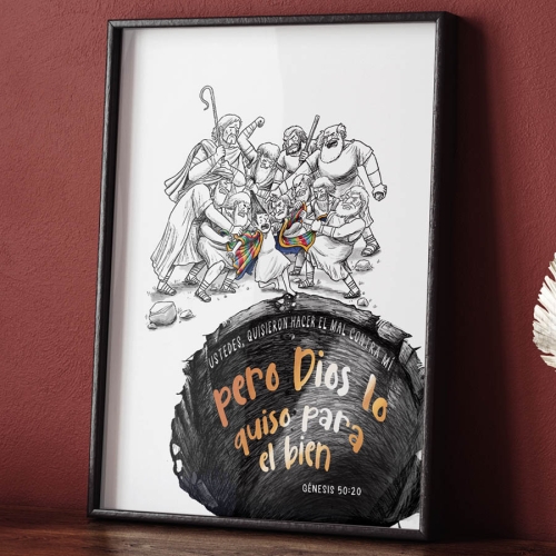 Spanish Meant for Good A3 Art Print