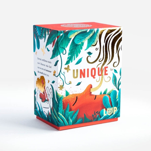 Opened UNIQUE gift box