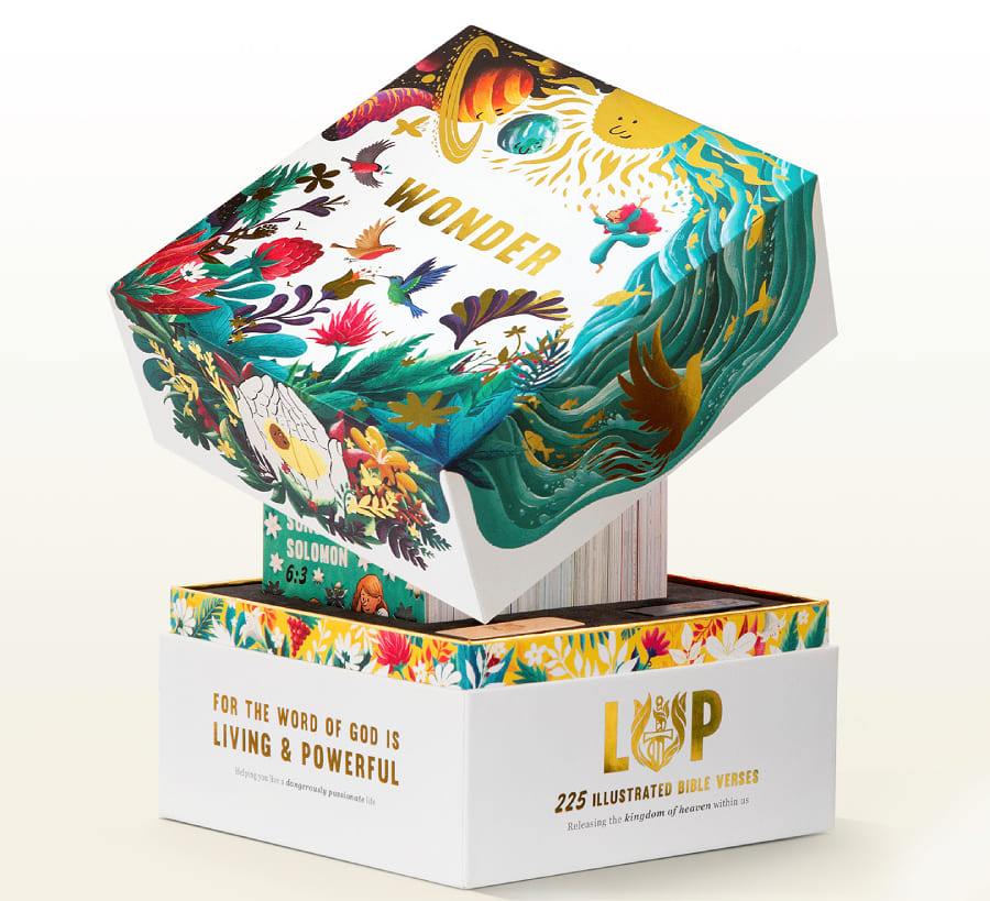 Living and Powerful product box